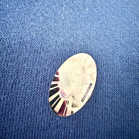 Lee Vintage Blue New York Giants NFC NFL Champion 2001 Sweatshirt W/ Sticker - Picture 10 of 11